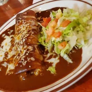 Chicken Mole Enchiladas