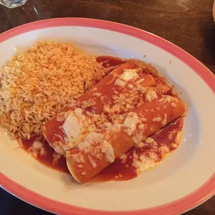 Ranchera Chicken Enchilada
