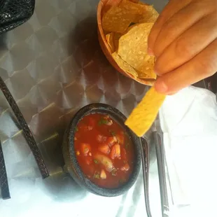 Salsa and Chips