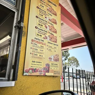 Updated menu 10/4/24