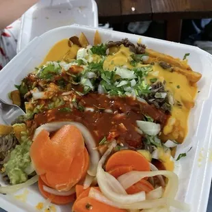 Super Nachos Cheese asada