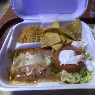 Enchilada Plate