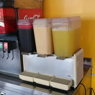 Plenty refreshments.