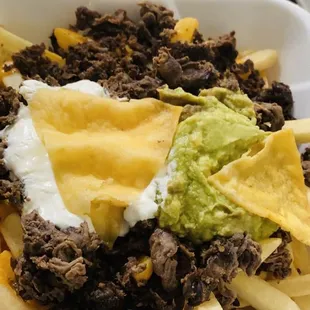 Carne asada fries