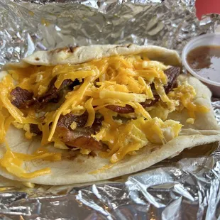 Bacon  egg  cheese