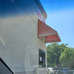 Drive through is ready for business!