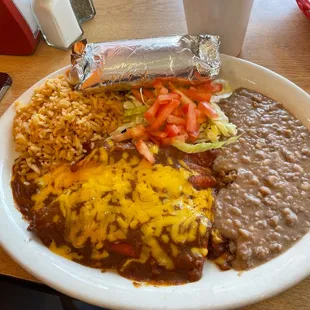 Beef enchiladas
