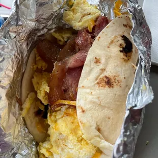 Breakfast taco.