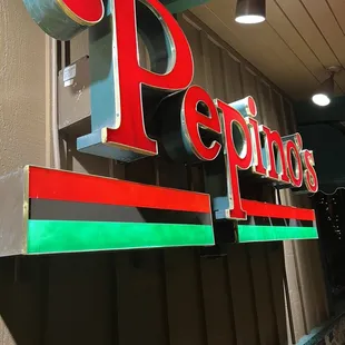 Sign out in front of restaurant