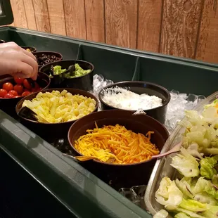 Not the most extensive topping offering, but fresh none the less.