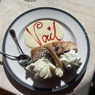 Mmmmm - apple strudel!