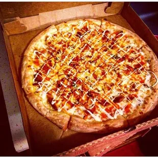 Buffalo chicken pizza