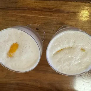 Two Morada martinis- drinks w/ a friend