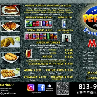Update Menu Front