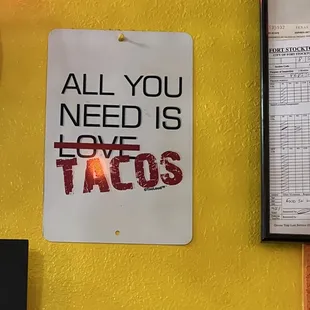 all you need is tacos