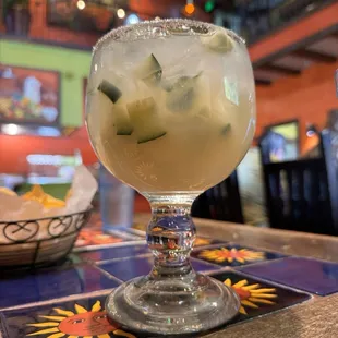 Cucumber margarita