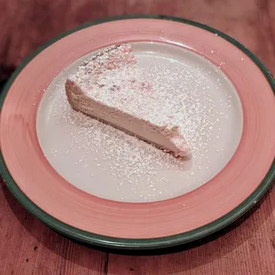 a slice of cake on a plate