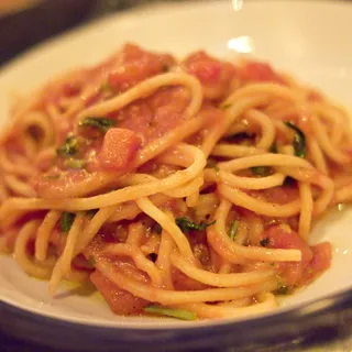 Spaghettoni con Porri e Parmigiano