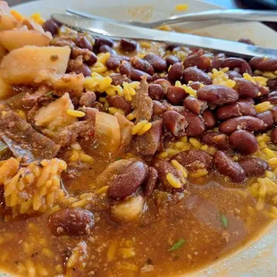 Variety Stew w/ Rice and Beans