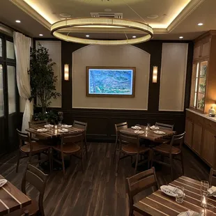 Private dining room at Pepp &amp; Delores