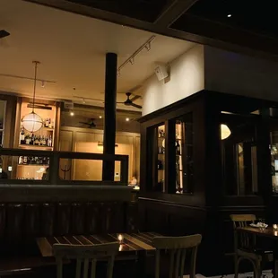 Interior- when it first opened and it wasn't packed