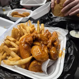 Honey jerk chicken tenders - soooo good.