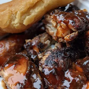 Small Jerk Chicken with Festival