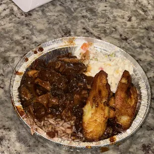 a plate of food