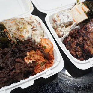 Thursday dinner pick ups fR. Peppa&apos;s (BBQ BEEF &amp; BBQ chicken no rice all side veggies (5 choice) *5/11/23