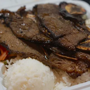 Kalbi beef short ribs plate *9/29/22