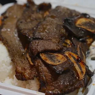 Kalbi plate with veggies and rice *9/29/22
