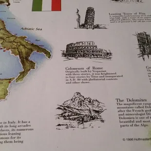 a map of italy