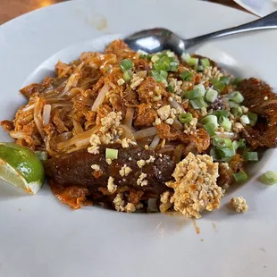 Beef pad Thai