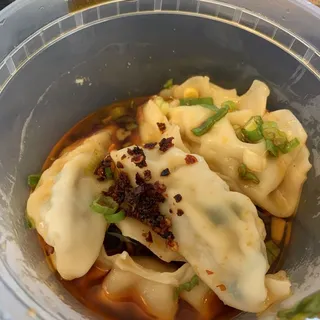 6 Chicken Dumpling in Hot Sauce