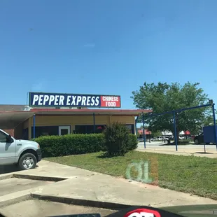 a view of the front of a restaurant