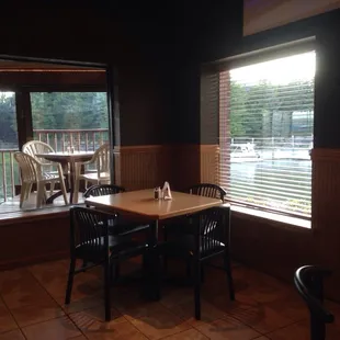 Indoor or outdoor seating