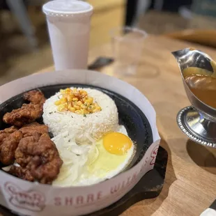 Sizzling Curry   Chicken Karaage