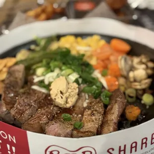 Angus ribeye steak