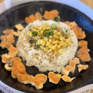 Salmon pepper rice