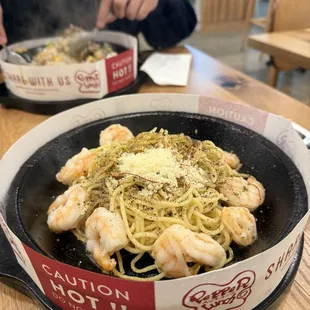 Shrimp Aglio Olio Pasta