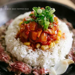 #2 Kimchi Beef Pepper Rice
