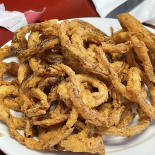 Delicious onion rings