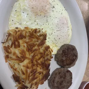 Breakfast platter with toast