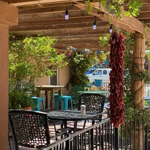 Plenty of shade on the patio