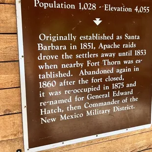 The story of Hatch on the wall.