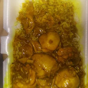 Curry chicken