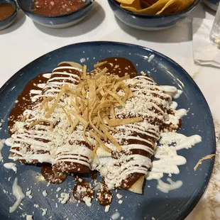Enchiladas Mole - delightful
