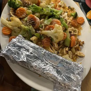 Arroz con Pollo w added veggies