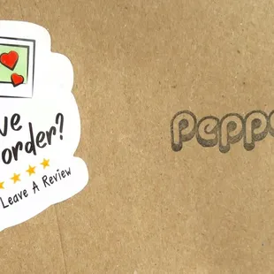 pepper salt in a cardboard box