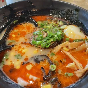 Spicy tonkotsu ramen